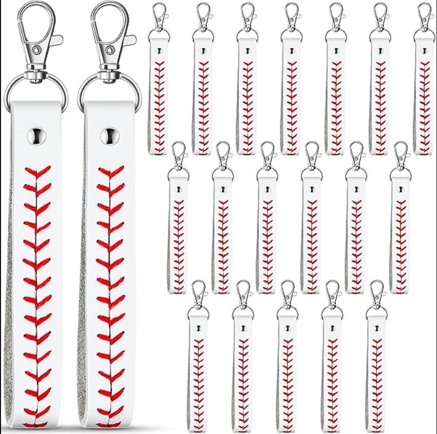 Accessoires de sport en titane Bracelet de baseball en cuir véritable Bracelets de baseball Cadeaux de baseball pour garçons hommes femmes filles joueurs de baseball équipe sportive