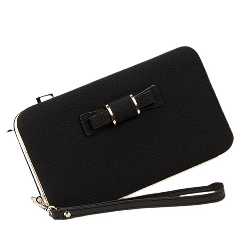 Wallets LFMBWallet Female Women039s Wallet Snap Coin Purse Phone Bag Bow Multicard Bit Card Holder Women Luxury Billetera Mu8386033