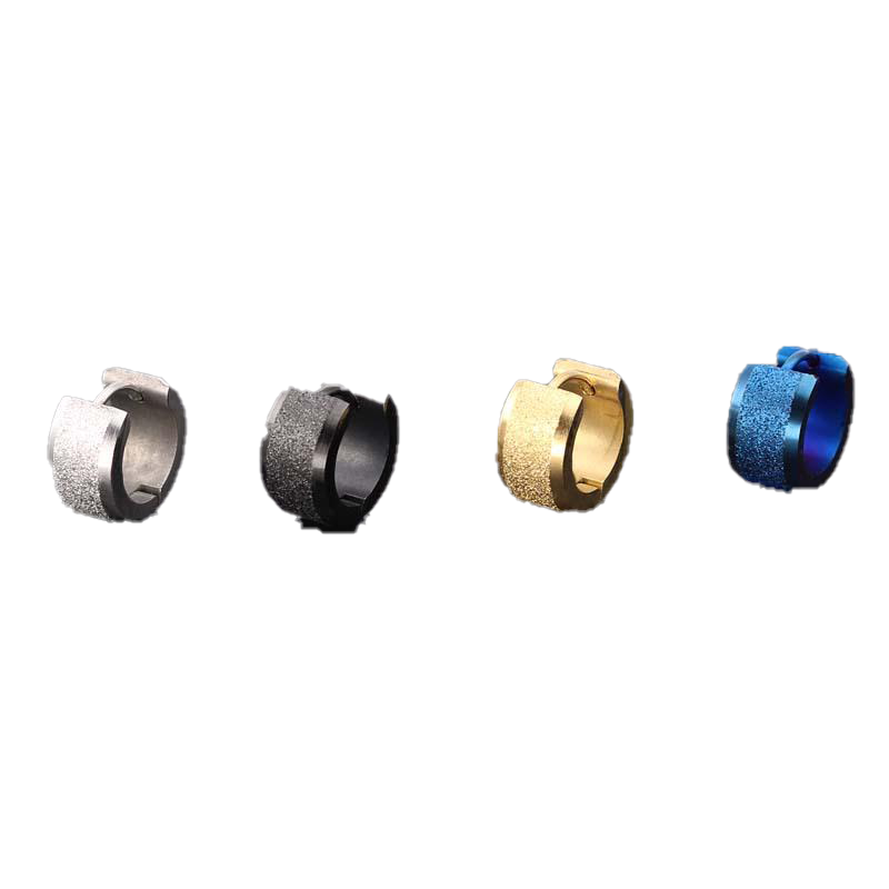 Hoop Huggie Color Blue Gold Earrings Small Circle Fashion Stainless Steel Men Women Jewelry Accessories6455608