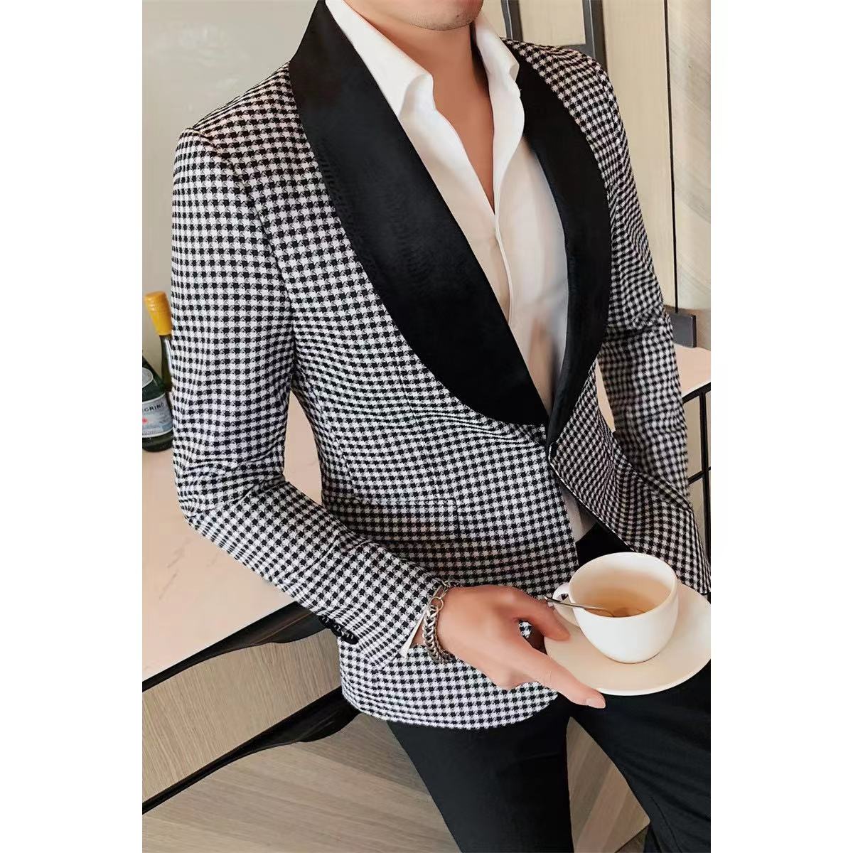 Designer Blazer Single Breasted All Printed Mens Blazer Fashion Slim Fit Casual Man Blazer M-4XL