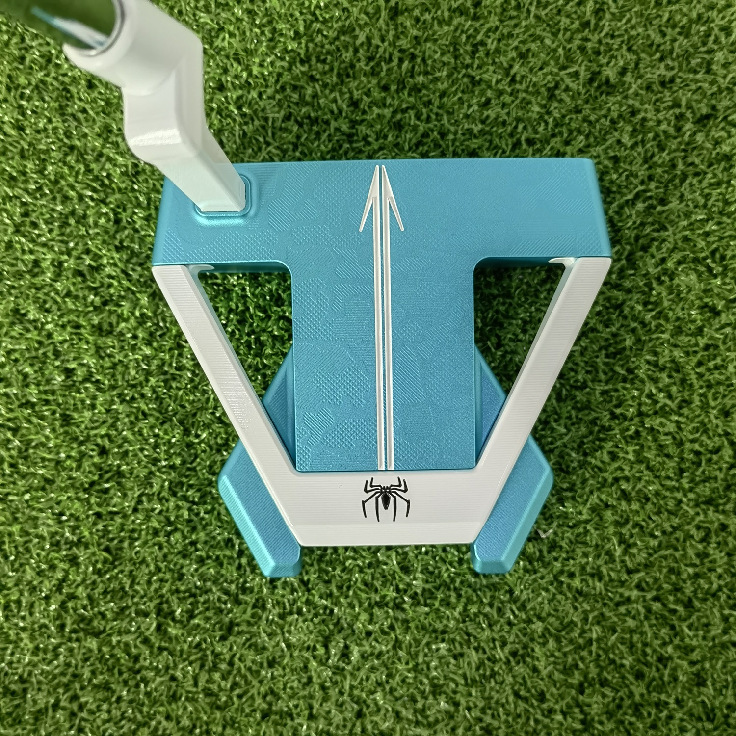 ICHIRO HONMA OEM Golf Putter G-IV Tiffany Blue Spider AL6063 Aviation Aluminum with Headcover