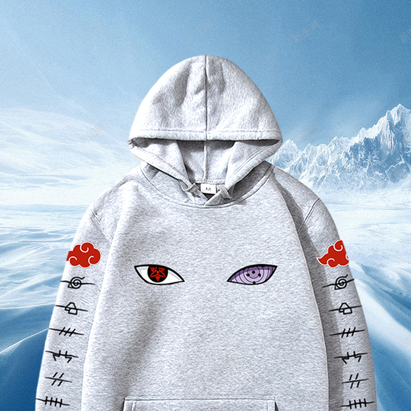 2020 Harajuku Anime Hoodies Uchiha Uzumaki Hatake Eyes Printing Pullover Sweatshirt Hip Hop Streetwear Tops X10217608372