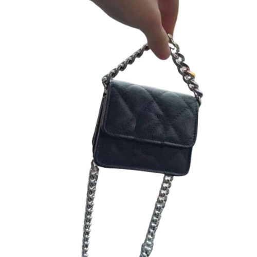 Mode Frauen Waets Lederbuchstaben Retro -Ketten -Designer Frauen Cross Lod Bag Umhängetaschen Klassische reine Farbhandtaschen WaET8203925