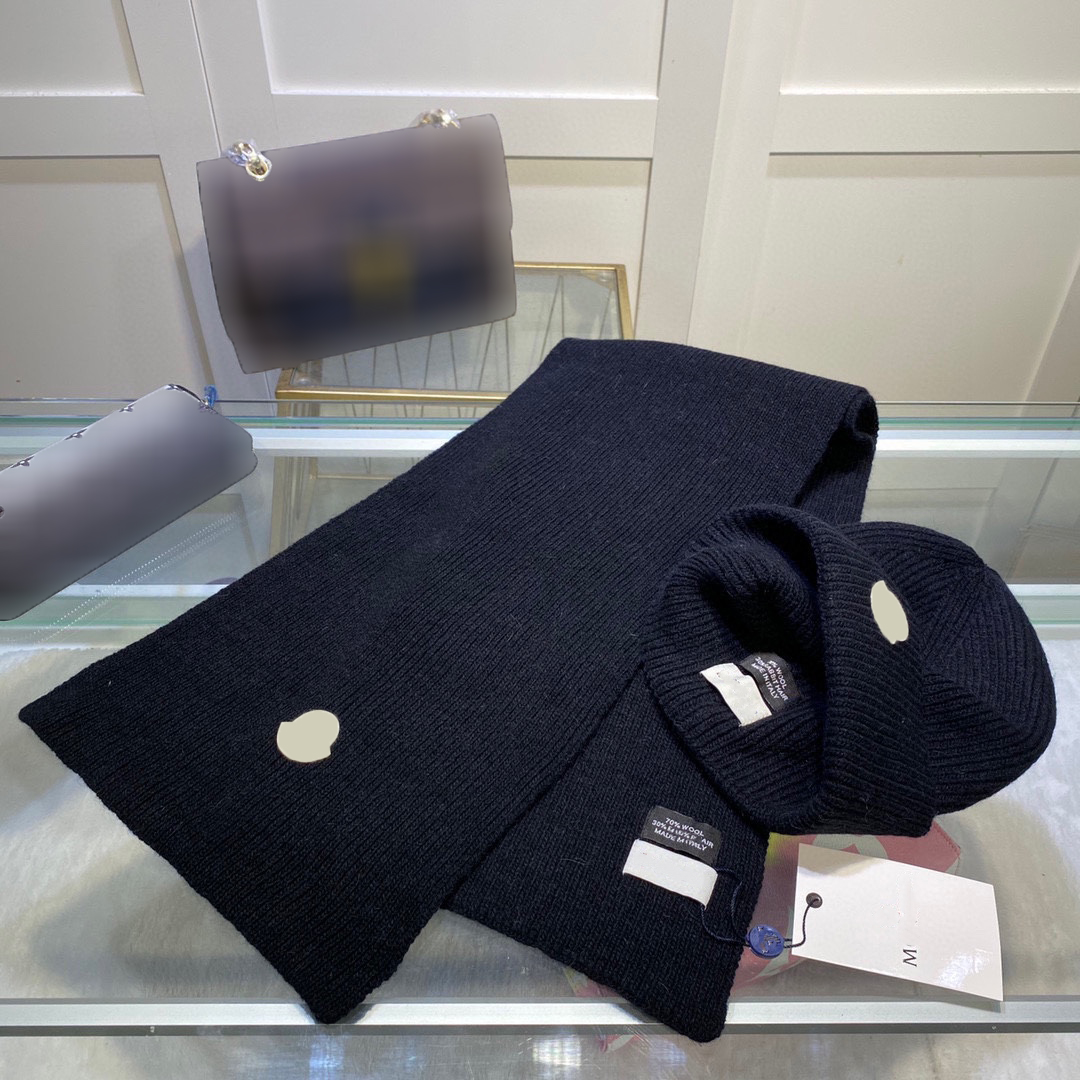 Designer Doudou Luxury hat Scarf Set Skeleton Winter unisex Cashmere Letter Casual outdoor Hat Knitted 