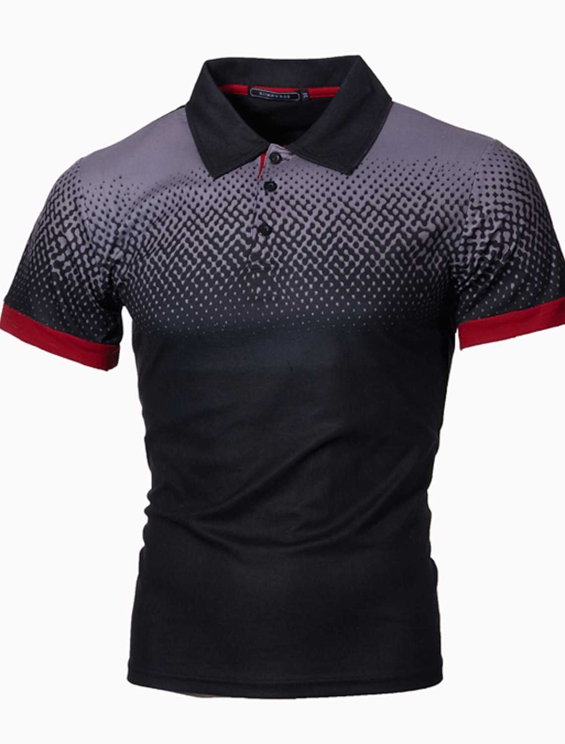 Men's Polo Shirts Golf Shirt Button Up Breathable Quick Dry Moisture Wicking Short Sleeves Mans Clothes Summer Tennis Sportswear HKD230825