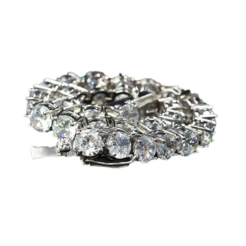 6 мм 5 мм 4 мм 3 мм теннисный браслет Cz Triple Lock Dewelry 1 Row Luxury Men Bracelets1626461