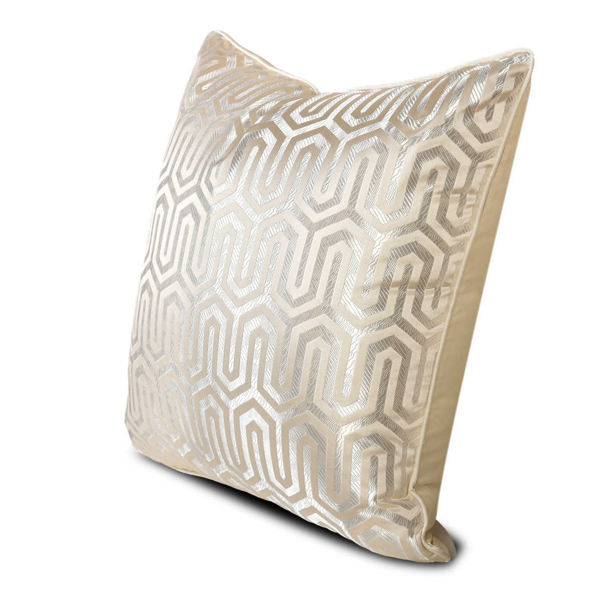 Luxury Jacquard Gold Cushion Cover 30x50 45x45 50x50 60x60cm geometrisk dekorativ soffa kuddtäcke vardagsrumsdekor kudde hkd230825 hkd230825