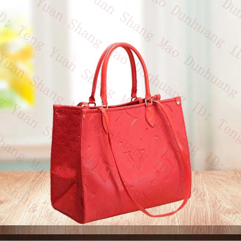 Bolsas de designer em movimento MM GM PM Totes ONTHEGO ombro cruz corpo sacos moda em relevo bolsa de couro mulheres senhoras luxo compras cidade bolsas bolsa