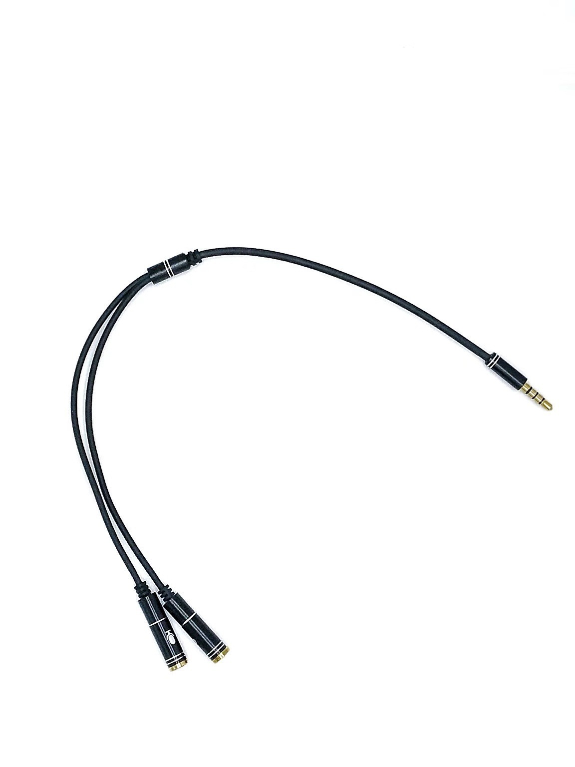 3,5-mm-Audiokabel Kopfhörer AUX Y-Splitter-Adapter Audiokabel 1 Stecker auf 2 Buchsen Mikrofonkabel Mikrofonmischer