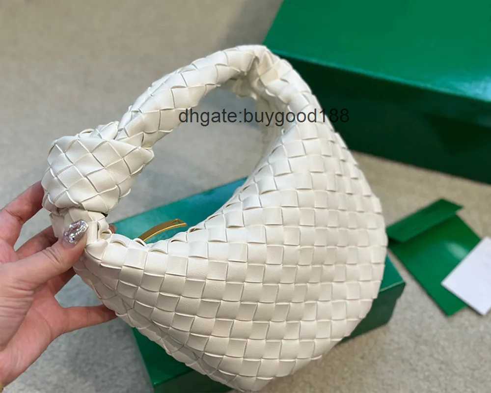 Botegss vents vävd jodie designer väska mini koppling väskor kvinna designer handväskor totes knuten handledspåse liten mode läder grön handväska kvinnor handväska tote