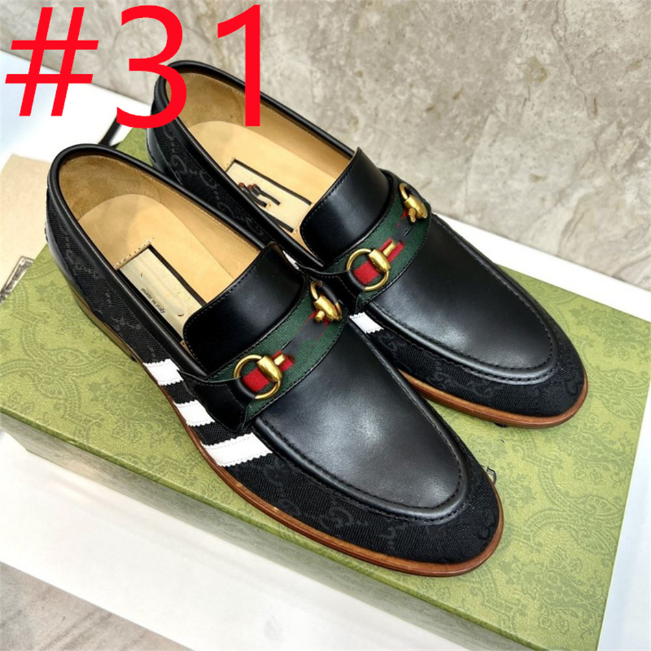 High quality original 1:1 Big Size 38-46 Leather Business Casual Shoes Designer Men Dress Office Luxury Shoes Male Breathable Oxfords Men Formal Shoe