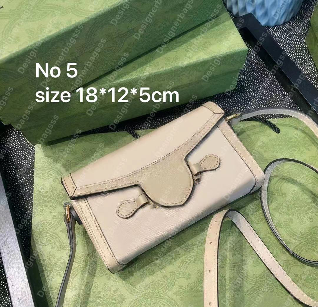 Tasarımcı Deri Omuz Kayışı Omuz Çantaları Özel Tuval Çanta 1955 Vintage Messenger Çantalar Mini Çanta Lady Hobo Klasik Çizgili Crossbody Bag