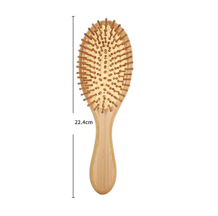 Party Favor Brosses à cheveux Soins Outils de coiffage Airbag en bois Mas Carbonisé en bois massif Coussin en bambou Brosse antistatique Peigne SN4212