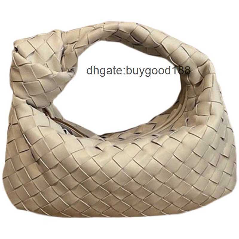 Botegss Vents Woven Jodie Designer Bag Italy Handväska Top Bag Women's Style Dumplings knutna underarm Mini Avancerad känsla läder