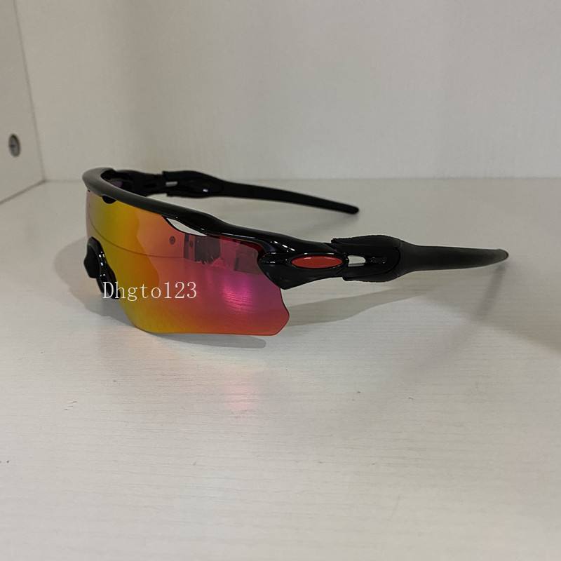 Radar polarisé 3 lentilles lunettes de cyclisme hommes femmes lunettes de vélo vélo Sports lunettes de soleil en plein air lunettes VTT pêche lunettes de course avec étui EV Path