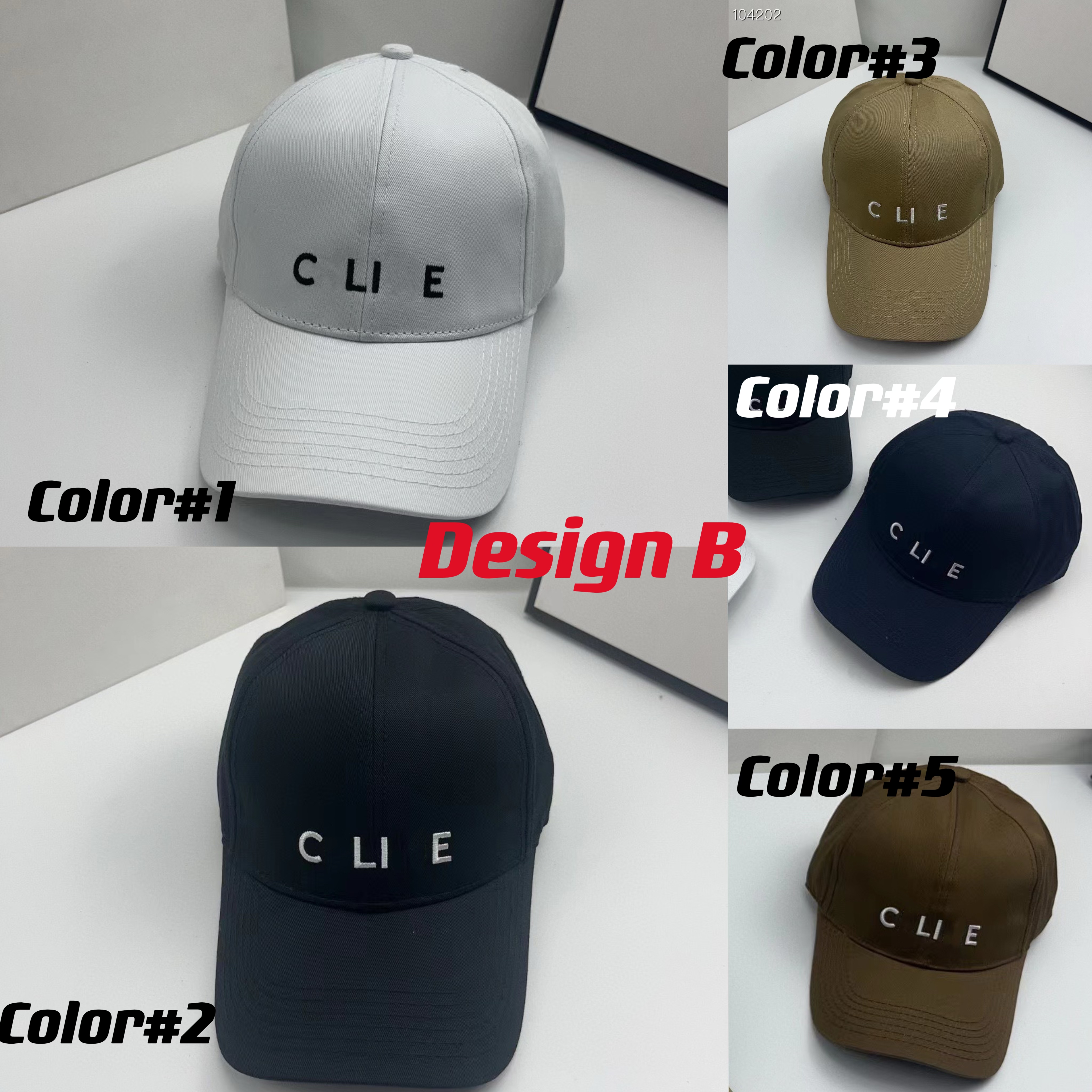 Chapeau de créateur chapeau de seau casquette de baseball de mode de créateur quatre modèles chapeaux Celi mélanger les couleurs casquettes pour femmes casquette décontractée