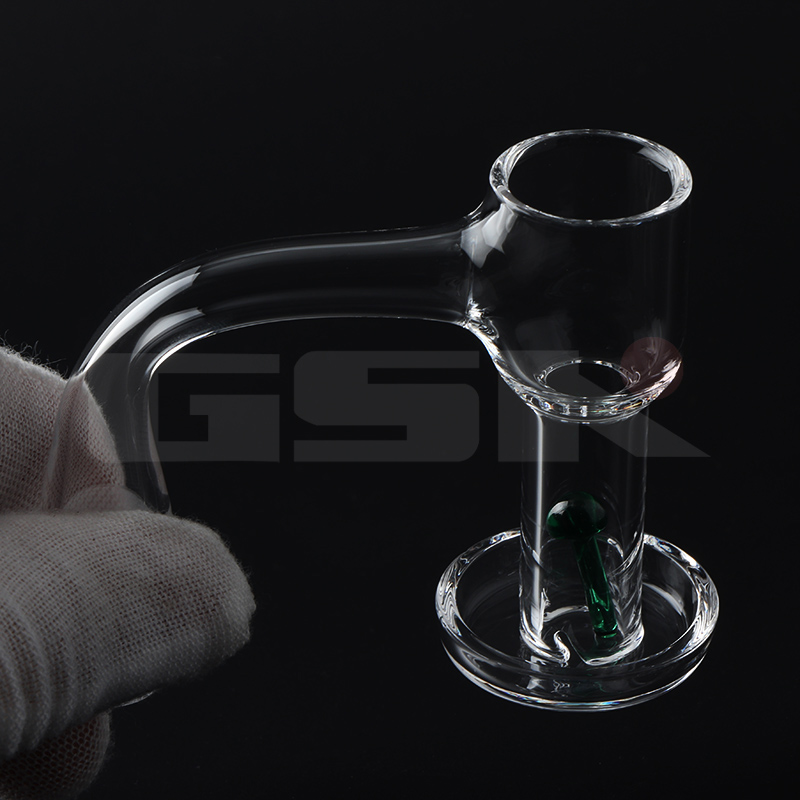 Expédition DHL !!! 20mm OD Full Weld Bord biseauté Fumer Terp Slurper Quartz Banger Nails avec bouchon en verre Emerald Pill Slurpers pour Dab Rigs et Water Bong