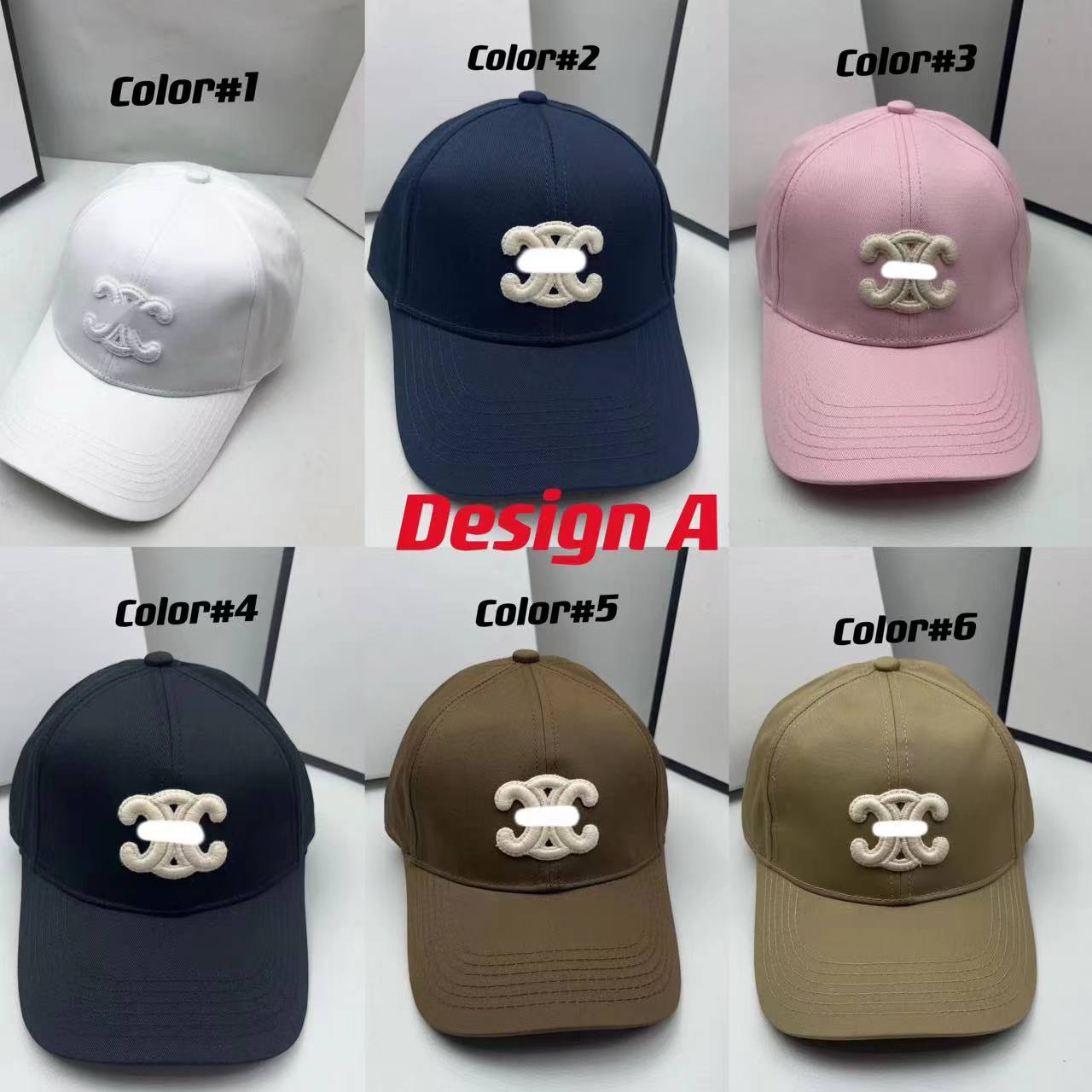 Cappello firmato cappello da pescatore berretto da baseball moda designer quattro disegni Cappelli Celi mescolano colori berretti da donna Casquette casual