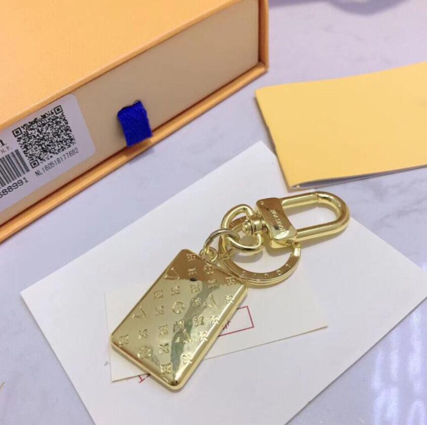 Exklusiv populär originalbox Europa och USA: s modekvalitetsmän och kvinnors kuvert Key Chain Luxury Outdoor Key Chain Pendant