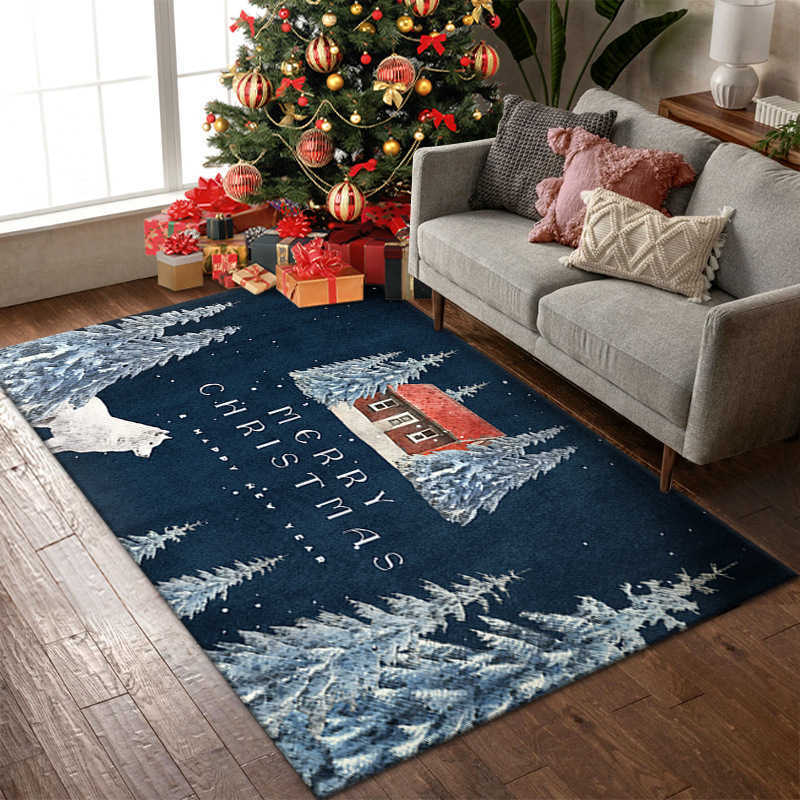 Tapis de pain d'épice de Noël pour salon décoration de la maison cuisine couloir balcon tapis chambre tapis antidérapant canapé table zone Ruags HKD230828