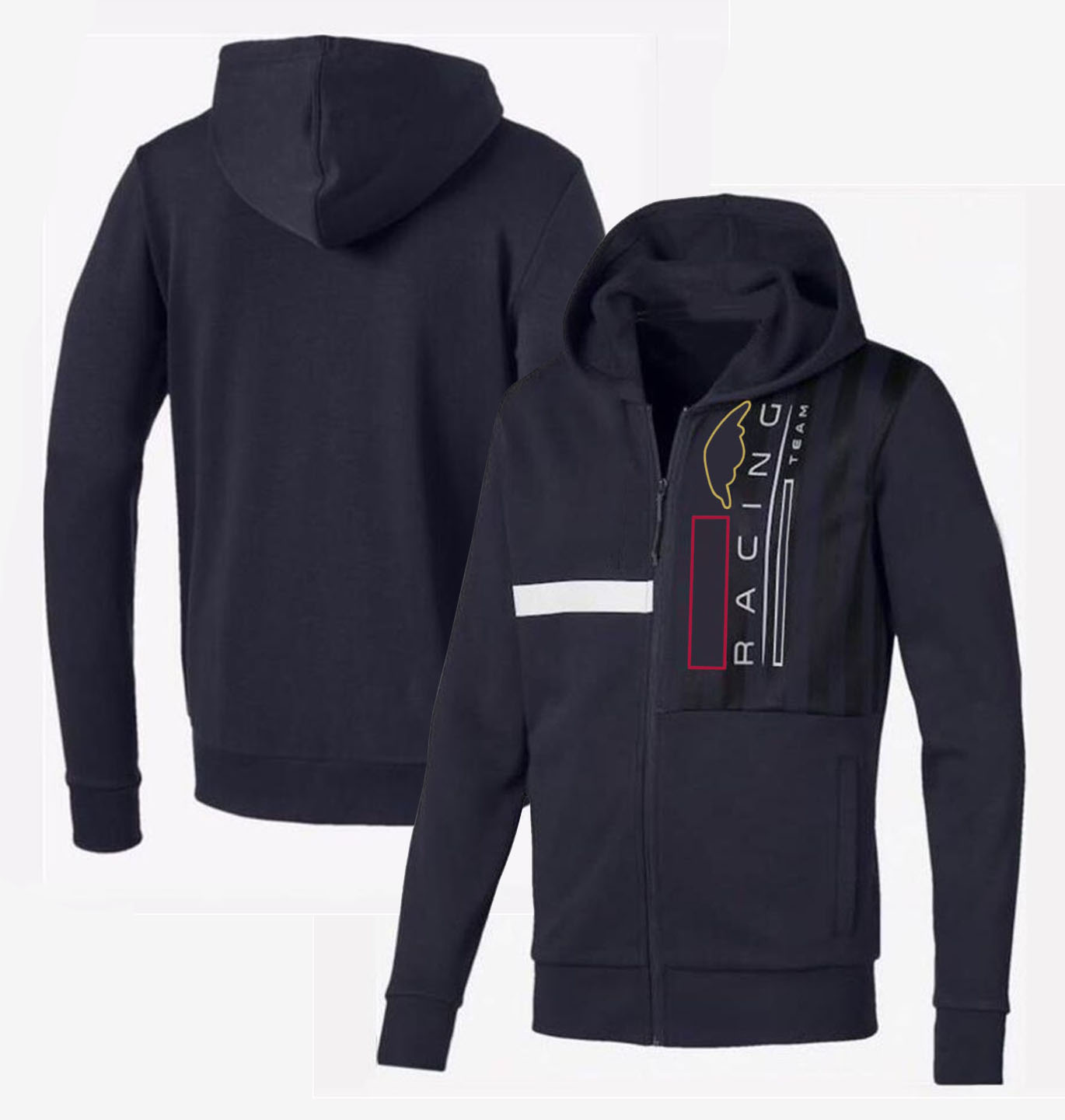 2023 F1 Jaqueta com capuz Fórmula 1 Terno de corrida Hoodies Driver Zipper Moletom Casual Logotipo do carro Jaqueta à prova de vento Outdoor Motocross Jersey