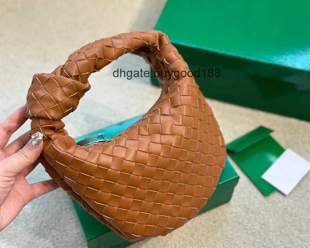 Botegss vents vävd jodie designer väska mini koppling väskor kvinna designer handväskor totes knuten handledspåse liten mode läder grön handväska kvinnor handväska tote