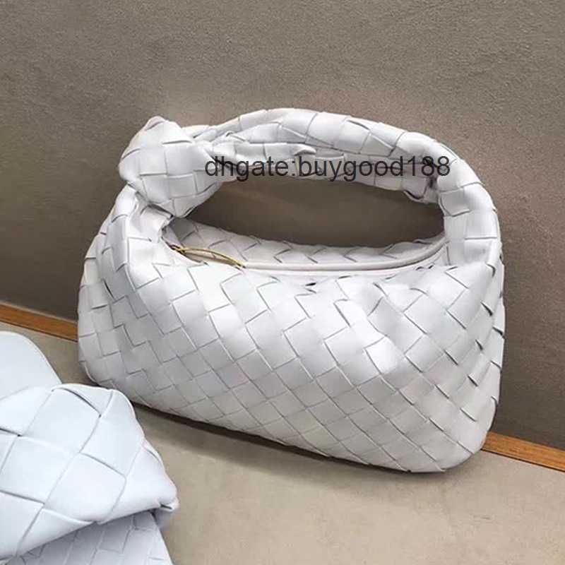 Botegss Vents Woven Jodie Designer Bag Italy Handväska Top Bag Women's Style Dumplings knutna underarm Mini Avancerad känsla läder