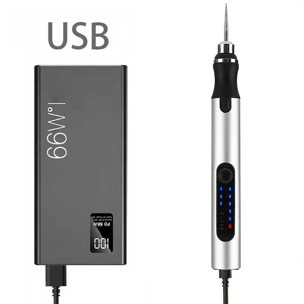 Kit di utensili rotanti senza fili USB Penna incisione del legno fai da te gioielli Mini trapano wireless in metallo e vetro HKD 230828.