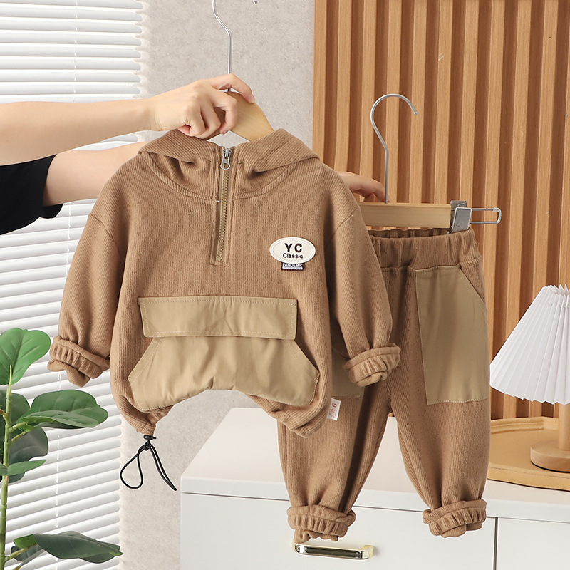 Ensemble de vêtements pour enfants garçons filles sweats à capuche pantalon bébé vêtements ensembles automne enfants survêtements 2 pièces ensemble