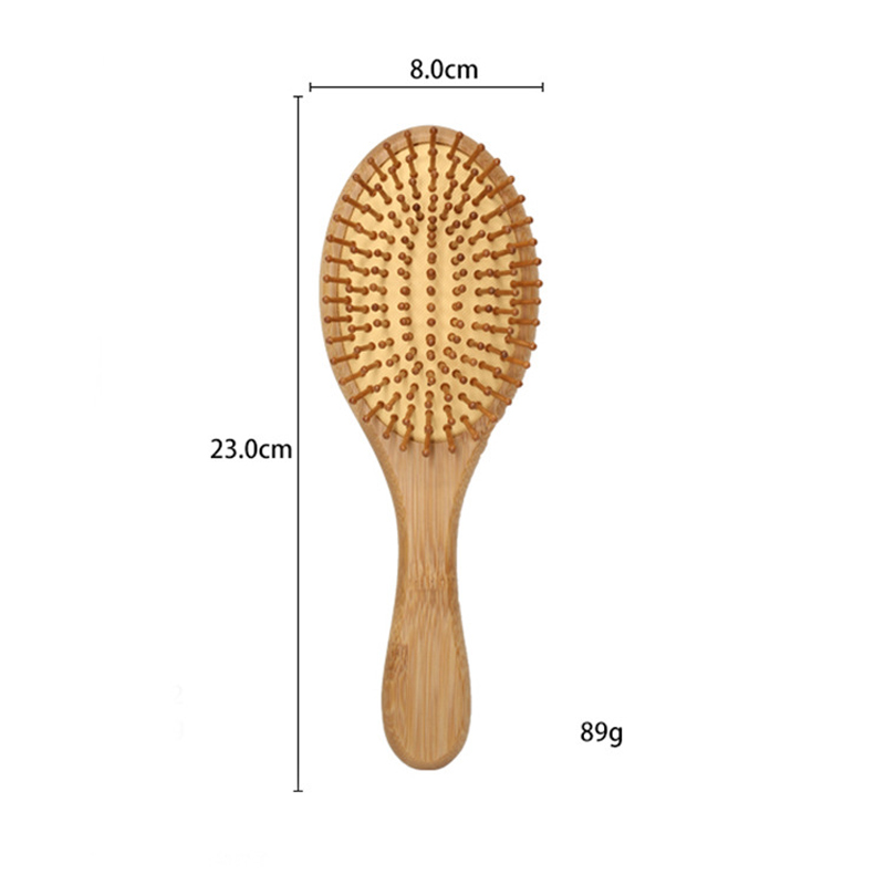 10 pièces faveur de fête bois Airbag Mas carbonisé en bois massif bambou coussin antistatique brosse peigne