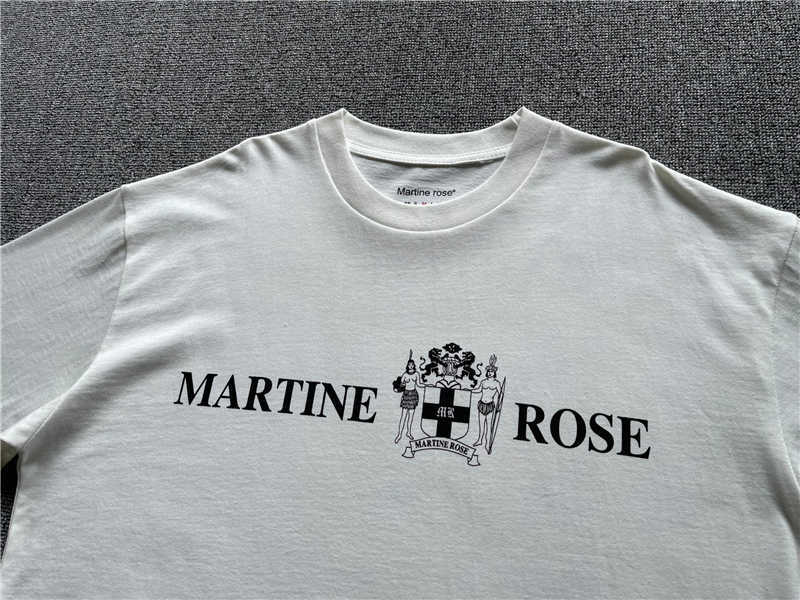 Men's T-Shirts Good Quality 2022ss Martine Rose Fashion T-shirt Men Heavy Fabric Oversized Women Top Tee T Shirt