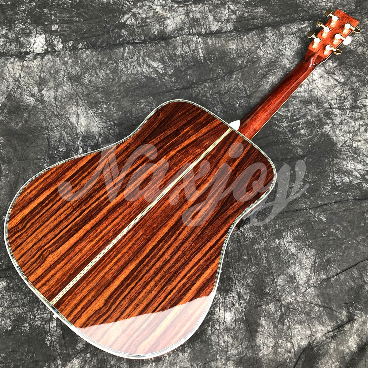 41 Inches D Type Solid Spruce Top Acoustic Guitar Ebony Fingerboard