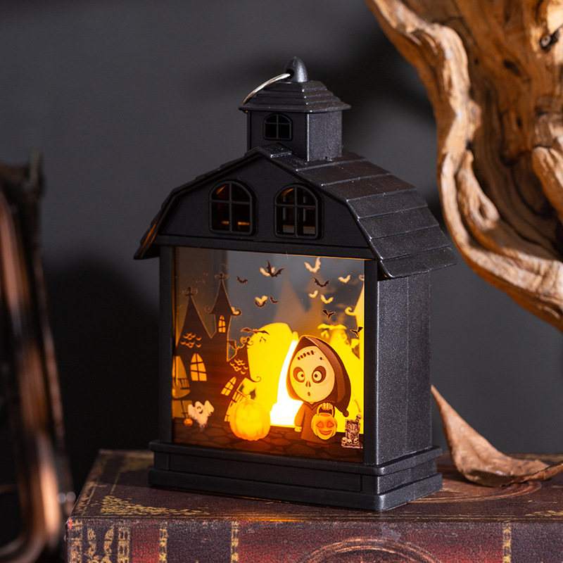 Halloween Decoraties Spookhuis Decor Lamp Nachtverlichting Woondecoratie Lantaarns in 4 Editons YX-552