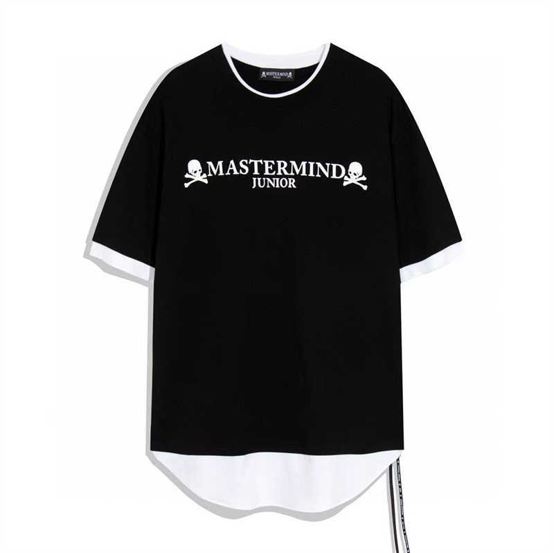 Erkek Tişörtler İyi Kalite Büyük Boyutlu Mastermind Kısa Kollu Moda T-Shirt Erkekler Bahçecilik Siyah Beyaz Kadın Tişört Tişört Tişört