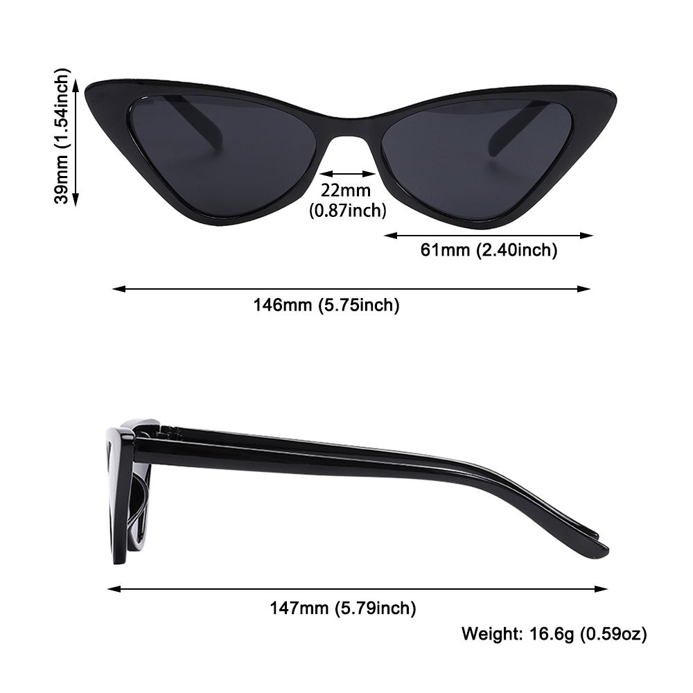 2023 Summer Trendy Sunglasses Small Frame Cat Eye Gootrades UV400 Shades Polarized Vintage Eyewear Sun Protection Sun Glasses