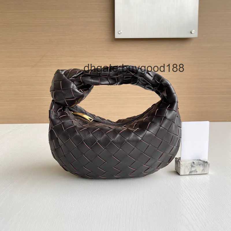 Botegss Ventss Woven Jodie Designer Bag Mulheres Designer Mini Tote Bags Candy Leather Satchel Nuvem Tricô Crochet Saddle Lady Luxury Handbag Classic Fashion Bag