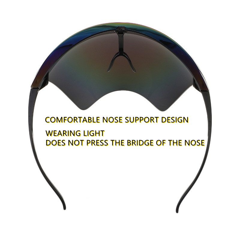 Protective Faceshield Sunglasses Women Men Glasses Goggles Full Face Covered Cycling Eyewear Anti-Spray Safety Sunglasses Men