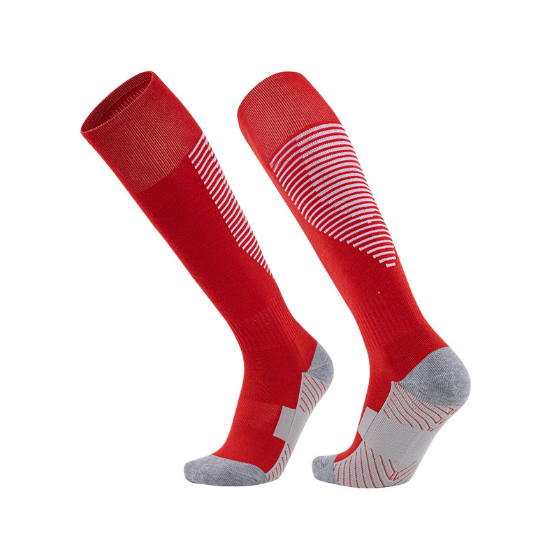 Verdickte Ballsocken mit langem Handtuchboden, Fußballsocken, Sportsocken für Kinder und Erwachsene