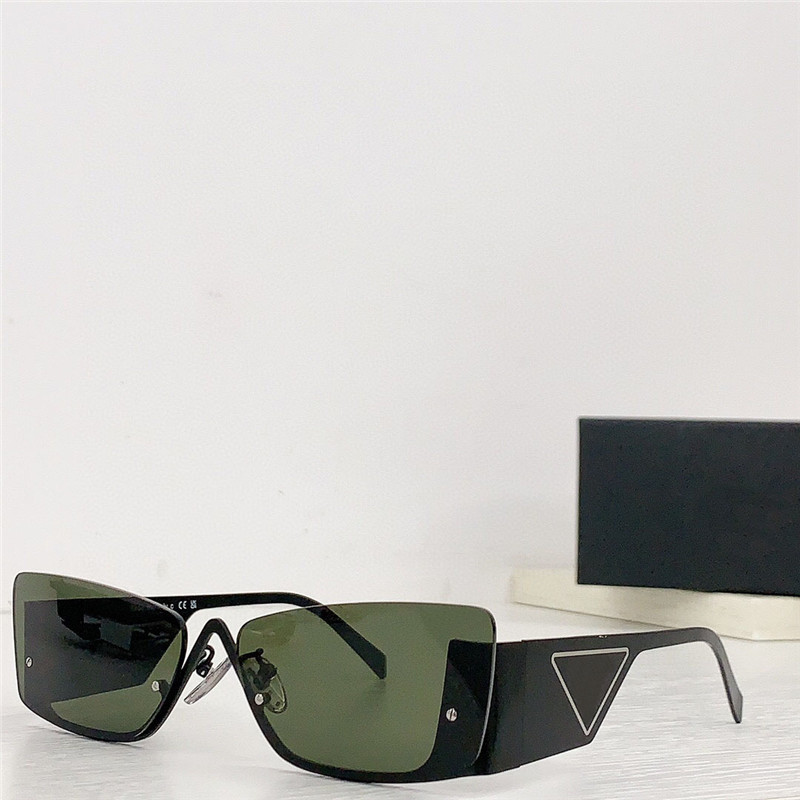 Neue Modedesign-Katzenaugen-Sonnenbrille 59ZS, kleiner Metallrahmen, randlose Linse, einfacher und beliebter Stil, UV400-Schutzbrille für den Außenbereich, Top-Qualität