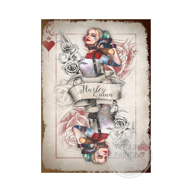 Винтажный комикс художественный плакат ретро металлическая табличка клоуна клоун олово знаком персонализированного человека пещера домашнего геймера.