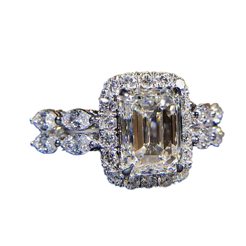 Леди Классическая Iced Out Rings Новый модный подарки для ювелирных изделий Новое кольцо подруга Подарок высокий качество Whole4522857