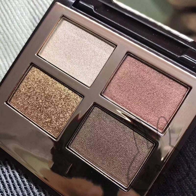 Palette de fard à paupières de luxe Marque de maquillage 4 couleurs Ombre à paupières Pillow Talk PT exagère EX Bella Sofia BS La déesse dorée TGG 5,2 g CHARLOTTE TILBURY