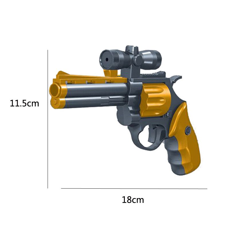 Diy deserto águia assalto arma conjunto brinquedo swat airsoft blocos de construção tijolo simulação pistola plástico rifle para crianças