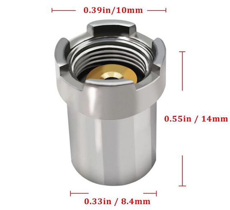 Magnetisk adapter ersättning Magnet Metal Ring Connector Tool för 510 tråd uni pro s vMod batteri