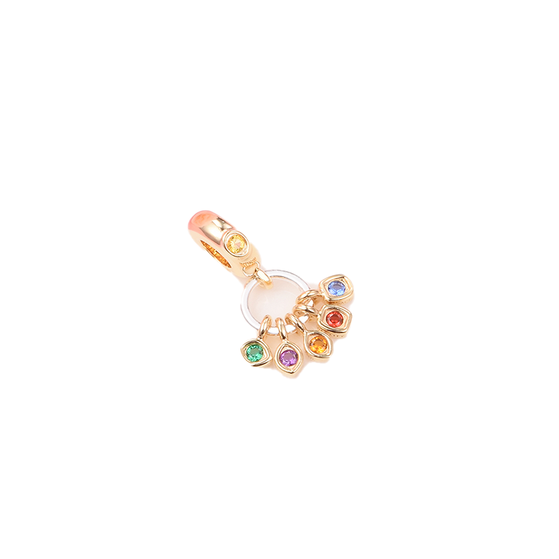 Les pierres de pierres suscitées Avenger Infinity sont des perles en argent pour les bijoux faisant des chiens en forme 925 bracelet de mode bijoux de mode Spring Blooms6244522