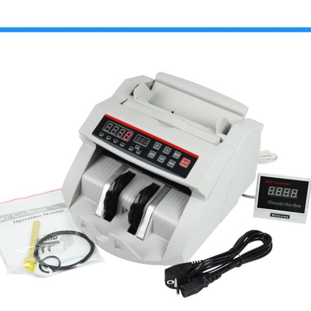 groothandel Bill Counter, 110V / 220V, Geldteller, Geschikt voor EURO US DOLLAR etc. Multi-valuta Compatibele Geldtelmachine LLFA