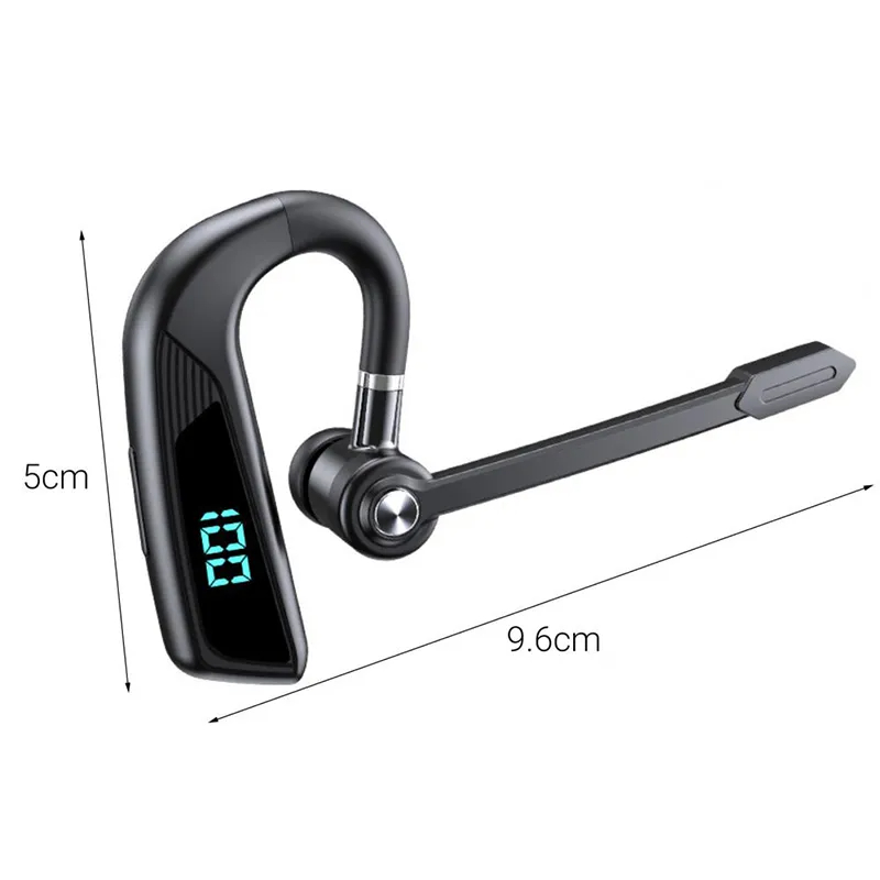 V16 TWS Bezprzewodowe słuchawki Earhook Głos słuchawkowy Odpowiedź cyfrowa wyświetlacz Digital Hook Single Hook kontrolny Bluetooth douszne do ulepszenia V8S V8s V9