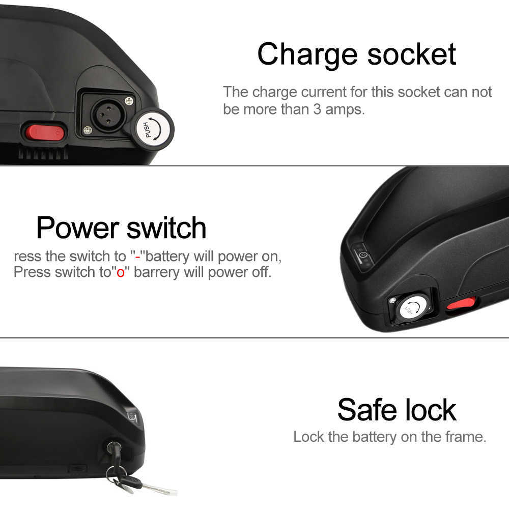 48 V 36 V 52 V Hailong Max Bateria 13AH 10AH 15AH 13S 18650 Lithium EBIKE Batterie 500-1000W EBIKE ZESTAW KONWERSJI RITE ELEKTRYCZNE