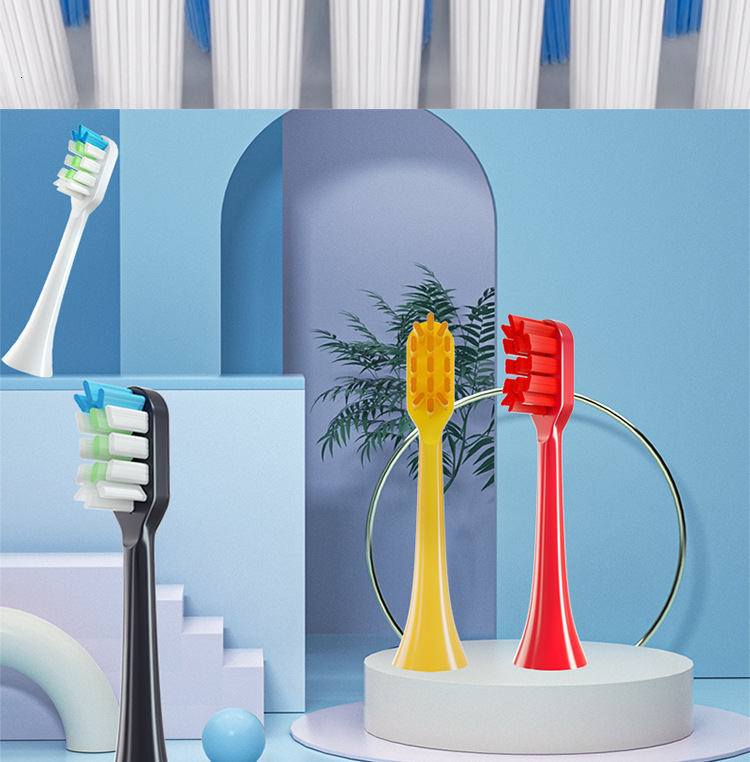 Toothbrush 4 Different Colors Toothbrush Head Soft Bristles Electric Replacement 230831