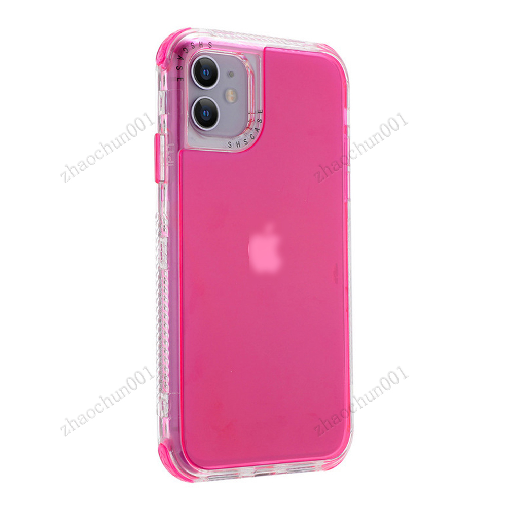Defender Cases Clear Cover 3inFrame TPU avec airbags pour iPhone14 13 12 SamsungS22 Xiaomi